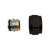 Nero-Luxe eurokonus koppeling Cv buis 15 mm 3/4 Mat-Zwart