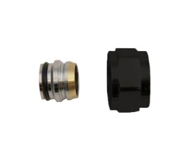 Nero-Luxe eurokonus koppeling Cv buis 15 mm 3/4 Mat-Zwart
