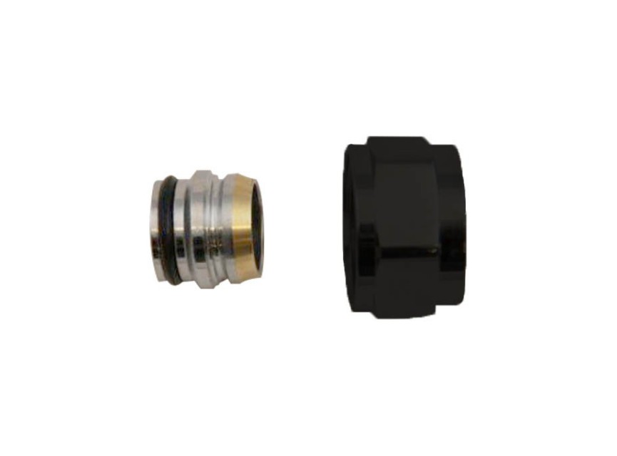 Nero-Luxe eurokonus koppeling Cv buis 15 mm 3/4 Mat-Zwart