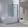 Vanity rechts bad/douche 170x85 h 218 veiligheidsglas 5 mm