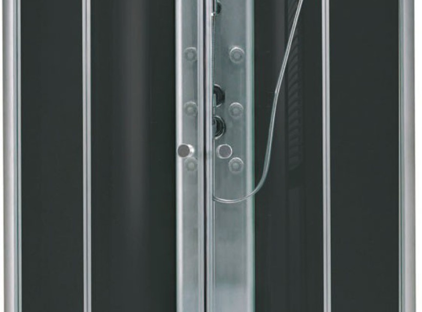 Jupiter complete douchecabine 90x90x225 alu mat 5mm glas