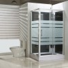 Thermo rechts complete douchecabine 120x90x218 alu  5mm glas