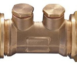 Watts KF keerklep+aft-controle 22x22 Knel