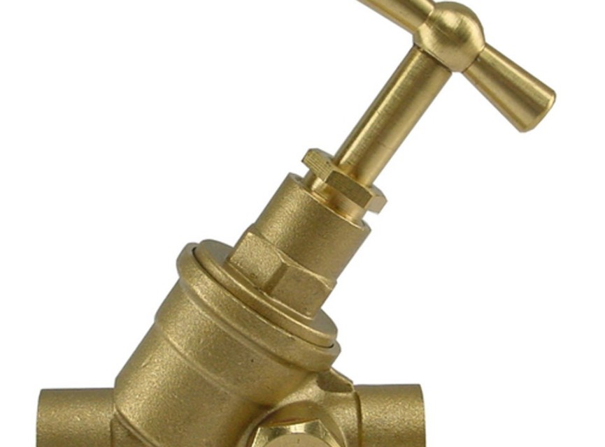 Kiwa stopkraan 12mm capxcap met aftapgelegenheid