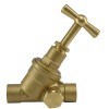 Kiwa stopkraan 22mm capxcap met aftapgelegenheid