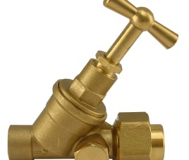 Kiwa stopkraan 12mm capxkopp.cap +aftapgelegenheid