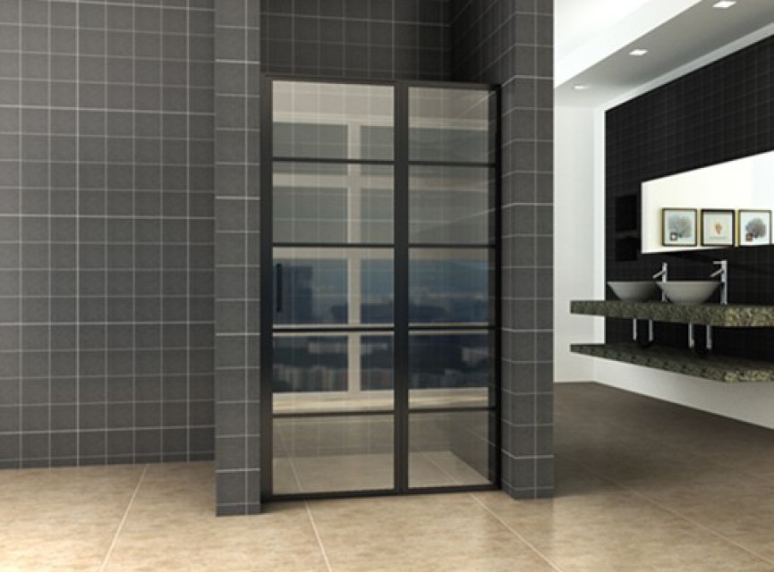 Horizon nisdeur R/L met vast deel 130cm 8mm NANO