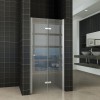 vouwbare nisdeur 800x2020 rechts 8mm NANO glas