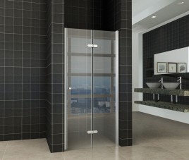 vouwbare nisdeur 800x2020 rechts 8mm NANO glas