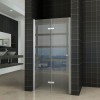 vouwbare nisdeur 900x2020 links 8mm NANO glas