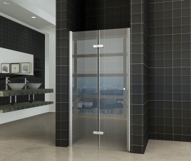 vouwbare nisdeur 900x2020 links 8mm NANO glas