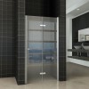 vouwbare nisdeur 1000x2020 rechts 8mm NANO glas