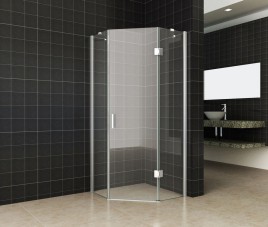 5-hoek douchecabine 8mm NANO 900x900x2000