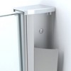 inloopdouche + muurprofiel 900x2000 10mm NANO glas