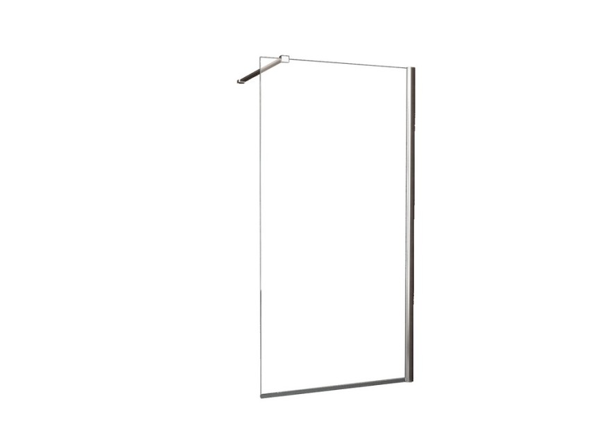 inloopdouche + muurprofiel 900x2000 10mm NANO glas