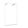 inloopdouche vrijstaand 1200x2000 10mm NANO glas