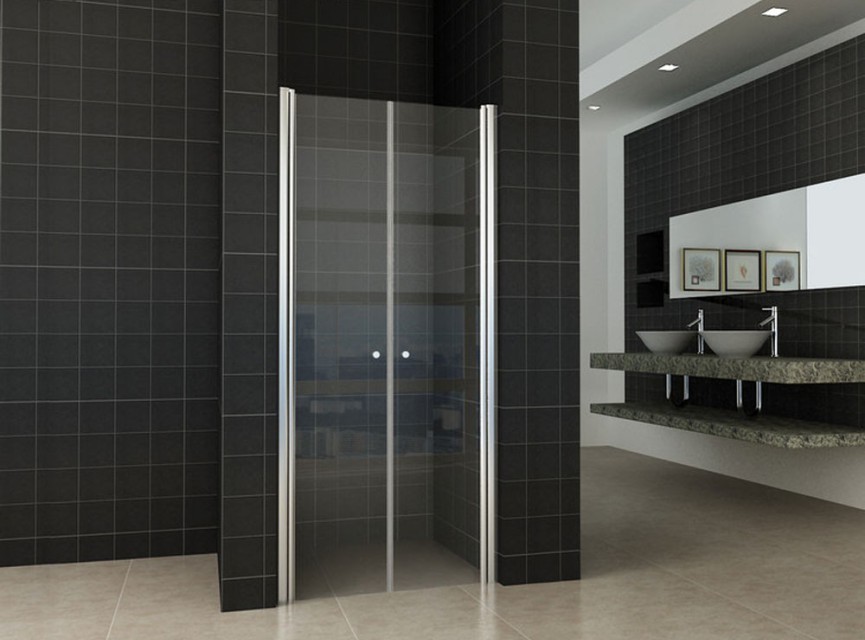 Pendeldeur in nis 800x2000 6mm NANO glas