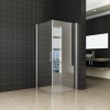 dubbele swingdeur UNI 900x900x2000 chr.8mm NANO