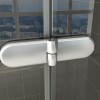 1/4 ronde cabine 2 dr.deuren 1000x1000x2000 chr.8mm NANO