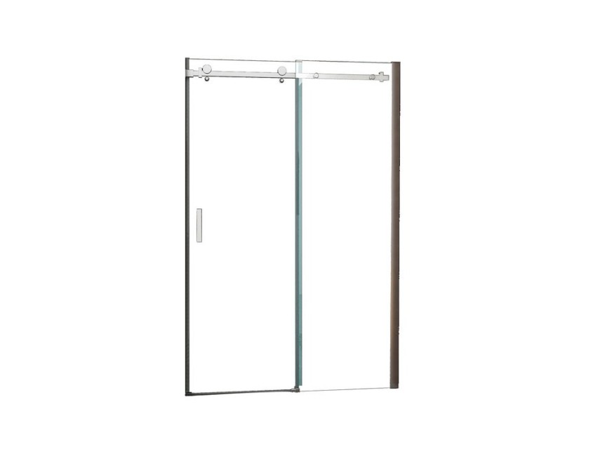 schuifbare nisdeur 2-d. 1200x2000 chr.8mm NANO