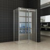 douchedeur + zijwand 1200x800x2000 chr.8mm NANO