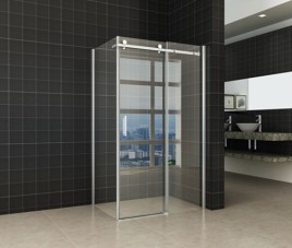 douchedeur + zijwand 1200x800x2000 chr.8mm NANO