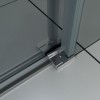 schuifbare nisdeur 2-d. 1400x2000 chr.8mm NANO
