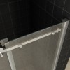 schuifbare nisdeur 2-d. 1100x2000 chr.8mm NANO