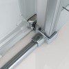 schuifbare nisdeur 2-d. 1100x2000 chr.8mm NANO
