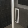 schuifbare nisdeur 2-d. 1100x2000 chr.8mm NANO