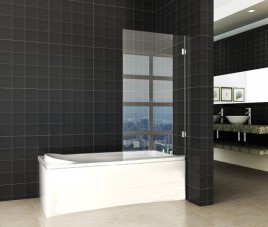 profielloze draaibare badwand 800x1500 6mm NANO