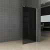 inloopdouche met muurprofiel 900x2000 10mm NANO rookglas