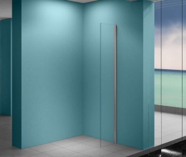 Eco zijwand met muurprofiel 400 x 2000, 8 mm Nano
