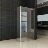 Eco zijwand met hoekprofiel 300x2000, 8 mm Nano
