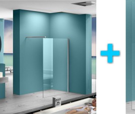 Eco-Combi Nano Inloopdouche + zijwand 800x300 8mm