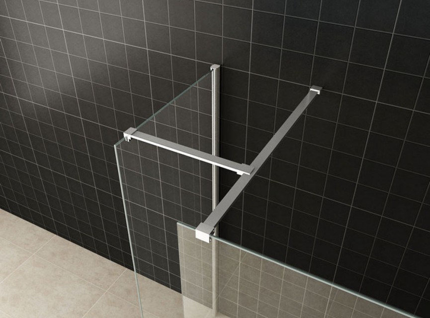 inloopdouche combinatie-set 1300x800x2000 10mm nano