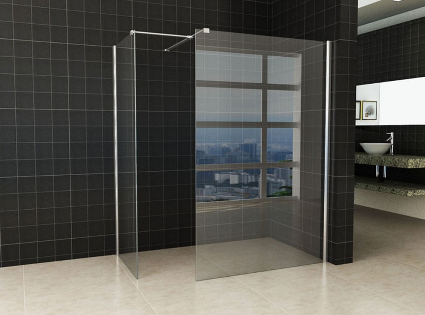 inloopdouche combinatie-set 1300x900x2000 10mm nano
