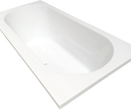 Portus RD inbouw ligbad 190 90 49 cm wit DUO
