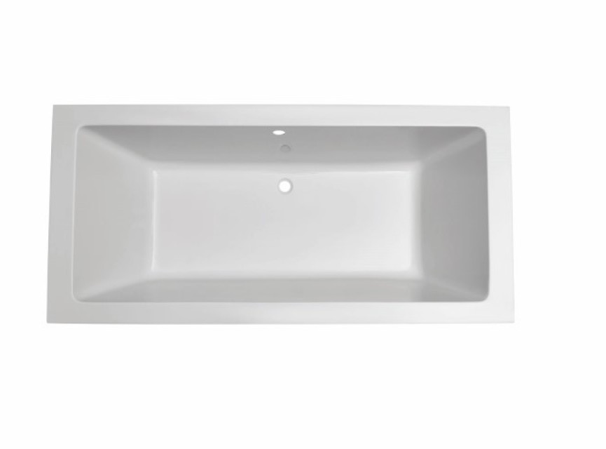 Santino SQ inbouw ligbad 180 80 49 cm wit DUO