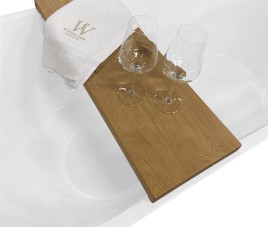OAK badplanchet strak 80x20x3