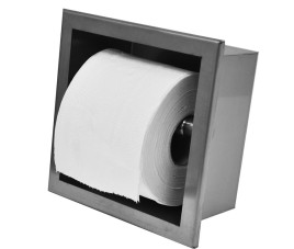 inbouw-toiletrolhouder RVS