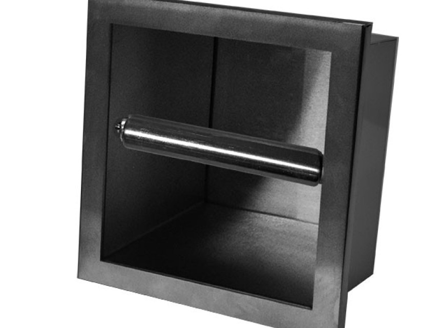 inbouw-toiletrolhouder RVS