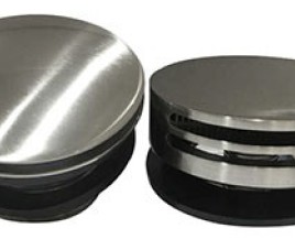Set knop/plug badoverloopcomb. +vulfunctie rond chroom