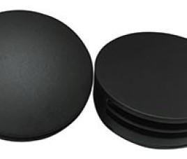 Set knop/plug badoverloopcomb. +vulfunctie rond matzwart