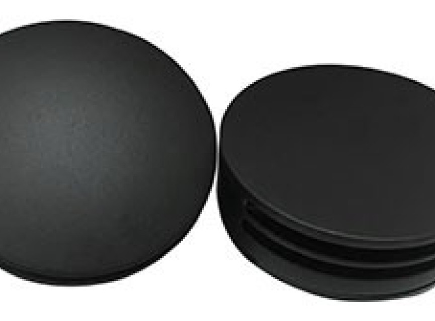 Set knop/plug badoverloopcomb. +vulfunctie rond matzwart