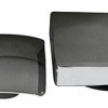 Set knop/plug badoverloopcomb. +vulfunctie vierkant chroom