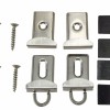 sets chroom spiegelklemmen