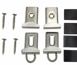 sets chroom spiegelklemmen