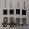 sets chroom spiegelklemmen