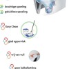 Flow rimless wandcloset met nano coating 55cm + zitting diepspoel wit